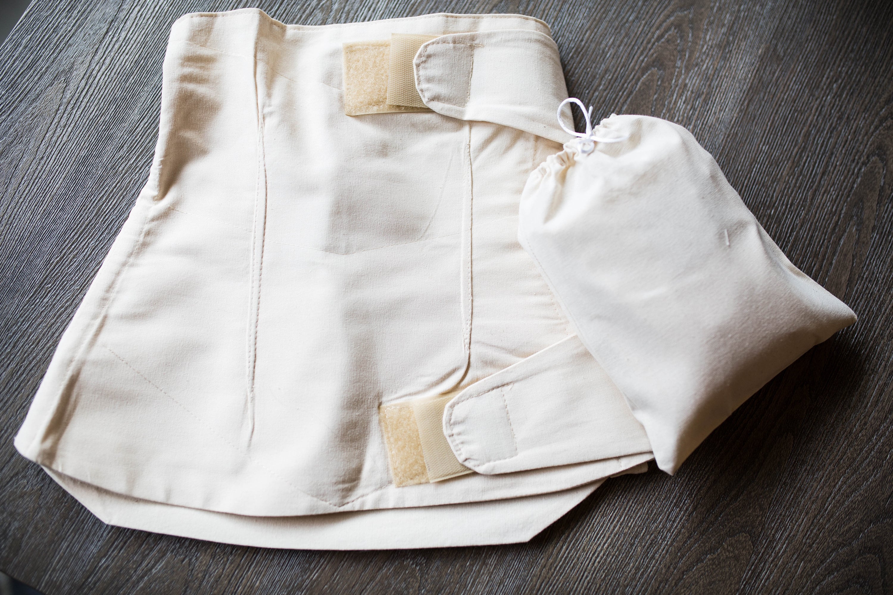 Cotton Muslin Postpartum Belly Wrap: Tummy Control Faja