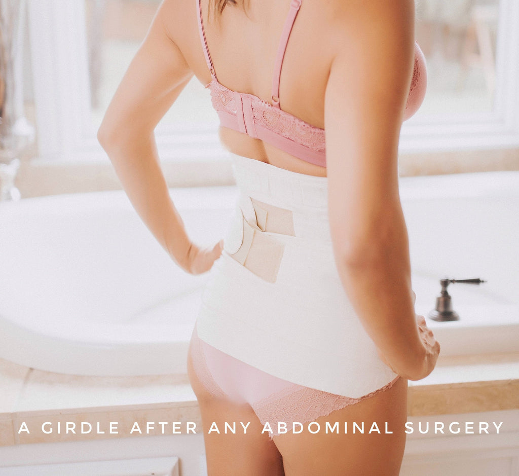 Postpartum Belly Wrap: Handmade Cotton Belly Binding - C-Section Recovery