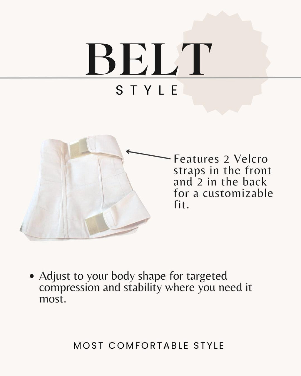 Postpartum Belly Wrap 100% Cotton | Natural Tummy Support & Recovery for New Moms